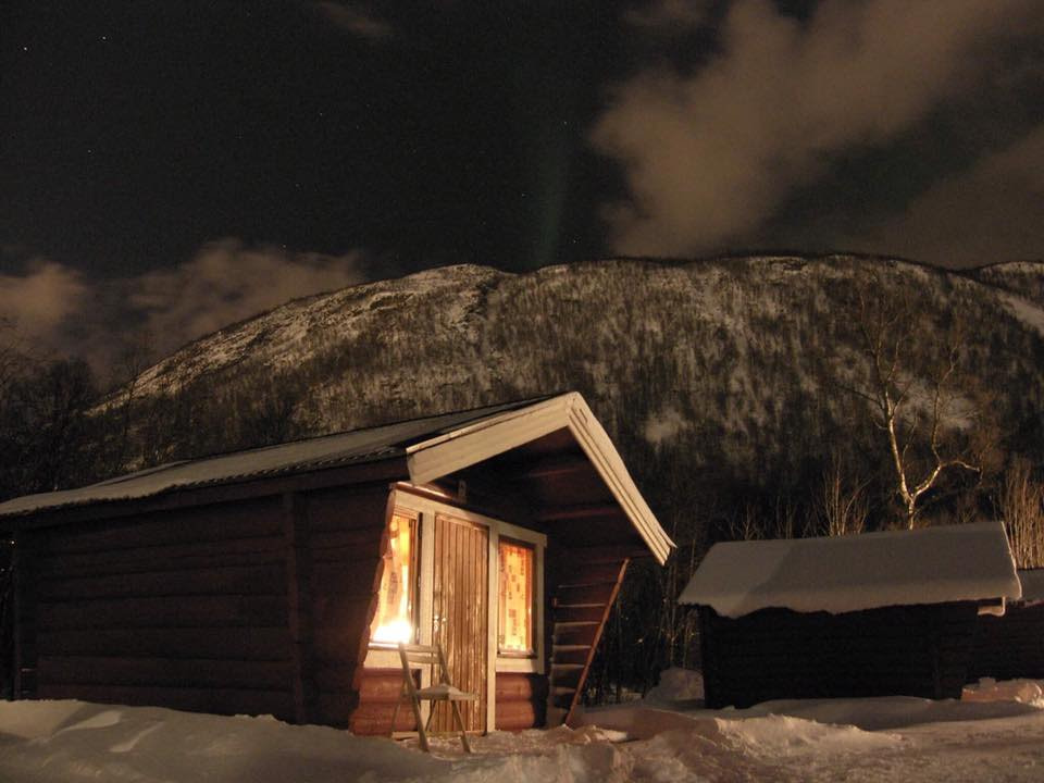 Norvegia, aurora boreale sopra il cielo di Tromsø