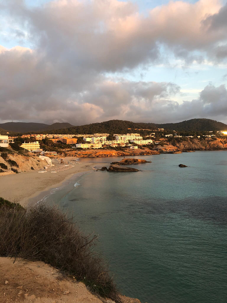 Cala Tarida dal campervan