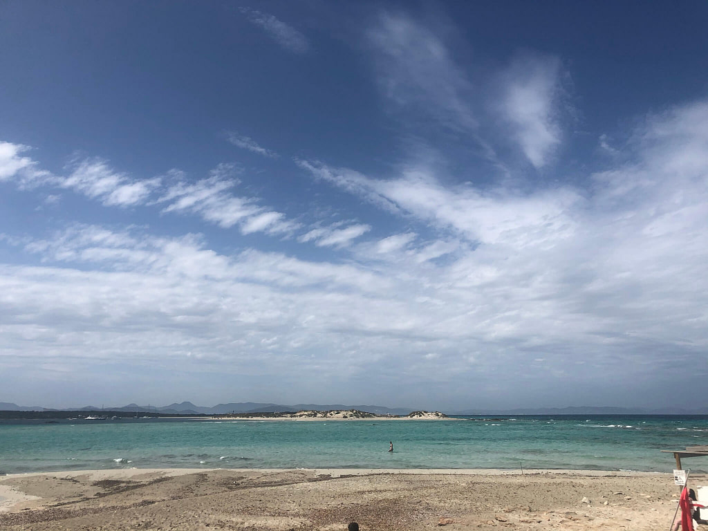 La punta di fronte a S'Espalmador, Ses Illetes, Formentera